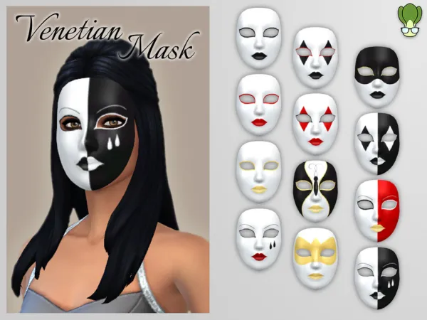 Maxis Match Venetian Mask by kapakijo - The Sims 4 Custom Content