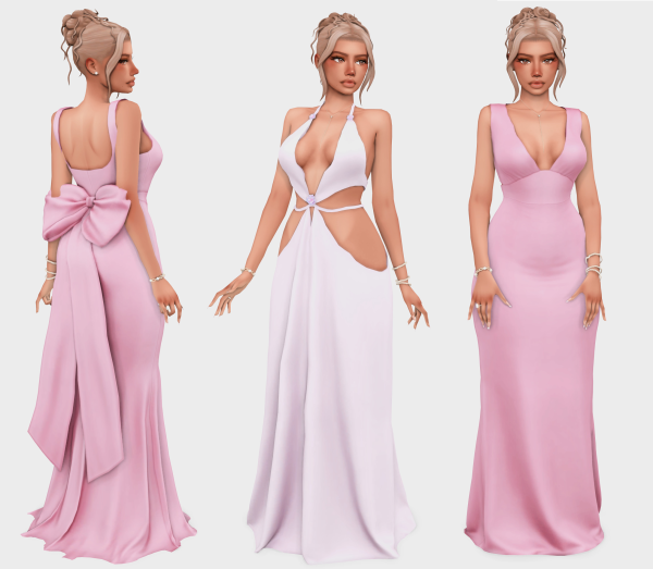 Maxis Match gorgeous gowns sims 4 lookbook by simsfinds - The Sims 4 Custom Content