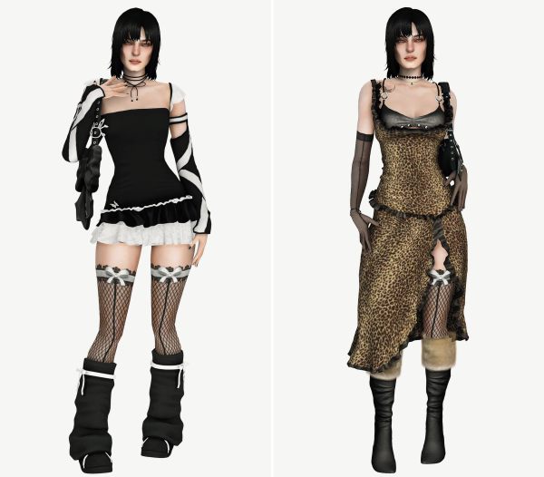 Alpha Lookbook part 1 by simsfinds - The Sims 4 Custom Content