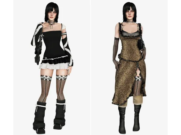 Alpha Lookbook part 1 by plungol - The Sims 4 Custom Content