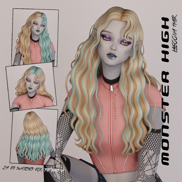 Maxis Match MONSTER HIGH SET Lagoona by simsfinds - The Sims 4 Custom Content