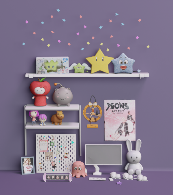 Maxis Match Stuffed Studio Set by simsfinds - The Sims 4 Custom Content