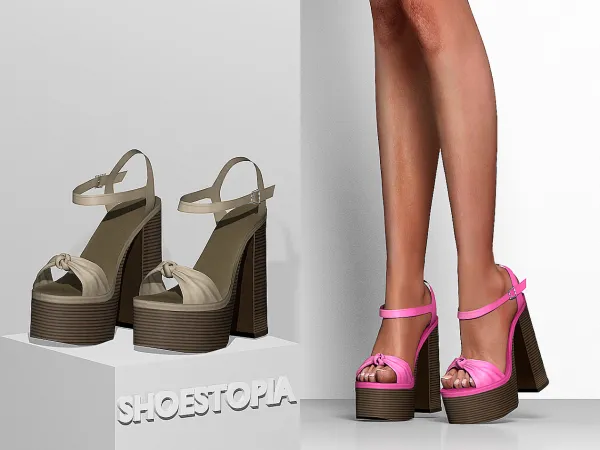 Alpha Shoestopia Daft High Heels by shoestopia - The Sims 4 Custom Content