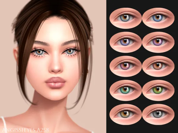 Mix EYES A258 by thesimsresource - The Sims 4 Custom Content