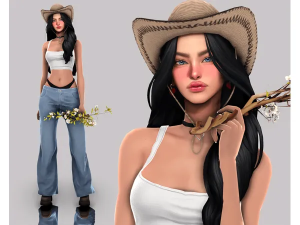 Maxis Match Florence Worthington by miwisimsie - The Sims 4 Custom Content