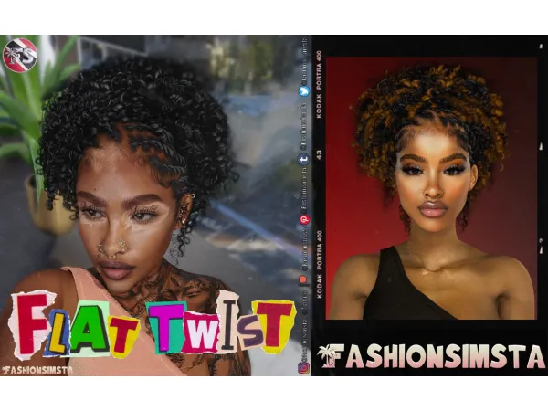 Alpha Flat Twist Pony Edition by simsfinds - The Sims 4 Custom Content