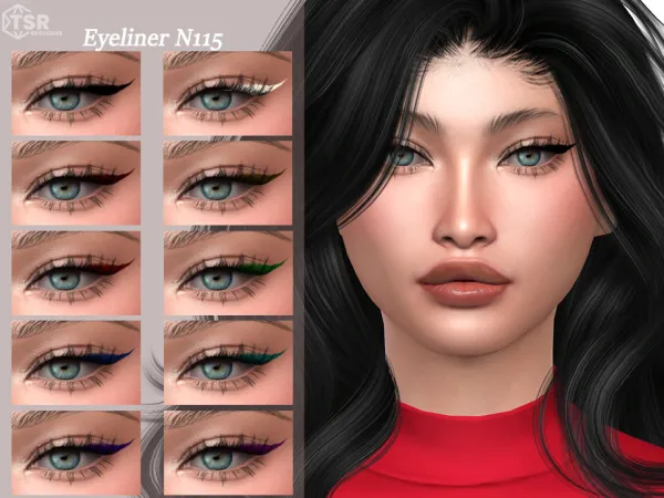 Mix Eyeliner N115 by thesimsresource - The Sims 4 Custom Content