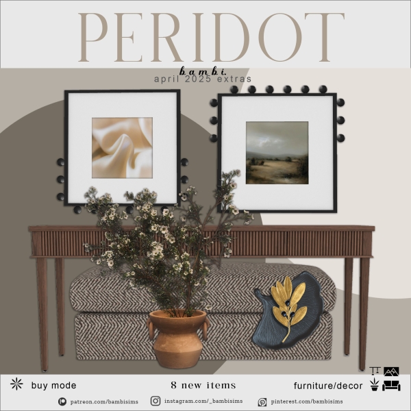 Alpha peridot by bambisims - The Sims 4 Custom Content