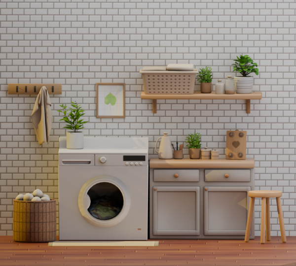 Maxis Match Wash n' Fold Set by simsfinds - The Sims 4 Custom Content