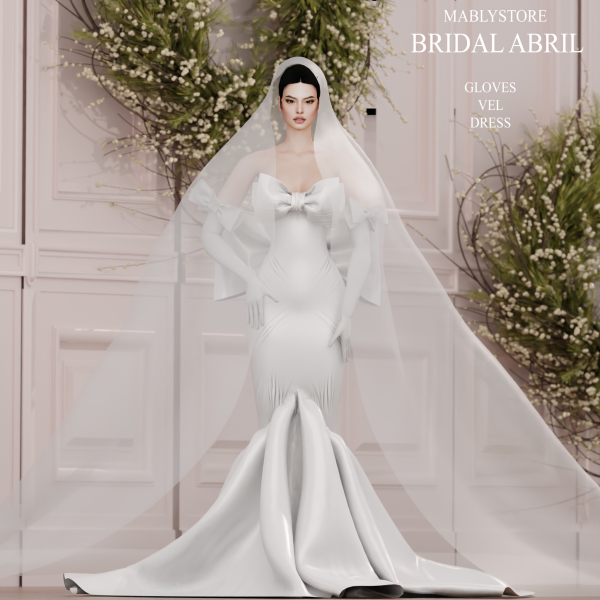 Alpha ABRIL BRIDAL by simsfinds - The Sims 4 Custom Content