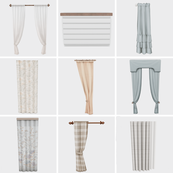 Maxis Match my favorite curtains sims 4 finds by simsfinds - The Sims 4 Custom Content