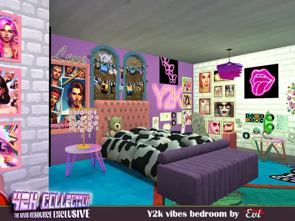 Maxis Match Y2k Vibes Bedroom by thesimsresource - The Sims 4 Custom Content