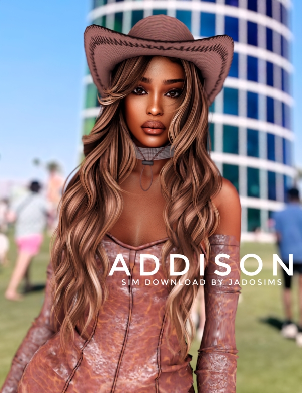 Alpha Addison (Sim Download) by shopwithflynnn - The Sims 4 Custom Content