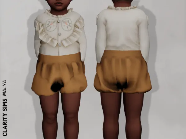 Mix Malya Outfit Toddler - The Sims 4 Custom Content
