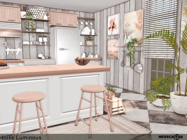 Mix Luxe Luminous by nesscasims - The Sims 4 Custom Content