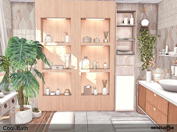 Mix Cool Bath - The Sims 4 Custom Content