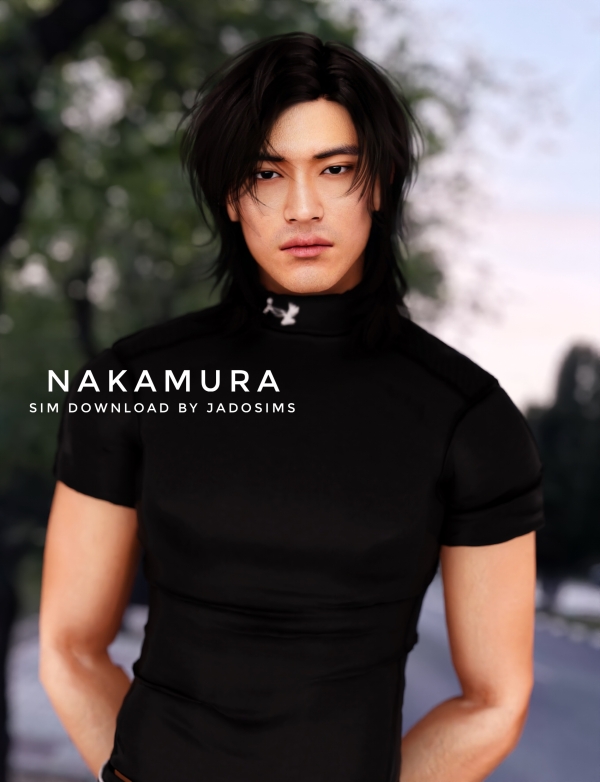 Alpha Nakamura (Sim Download) by shopwithflynnn - The Sims 4 Custom Content