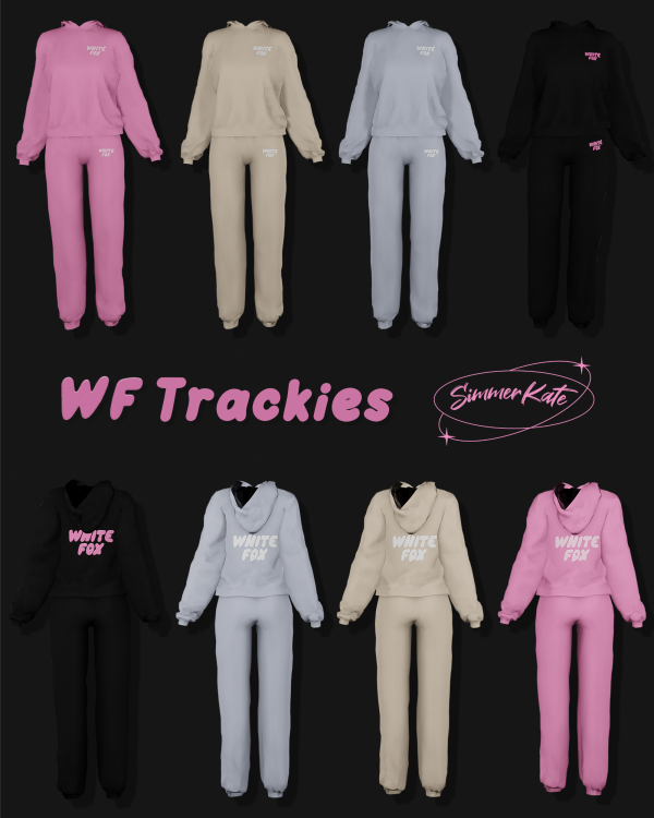 Mix WhiteFox Trackies by simmerkatex - The Sims 4 Custom Content