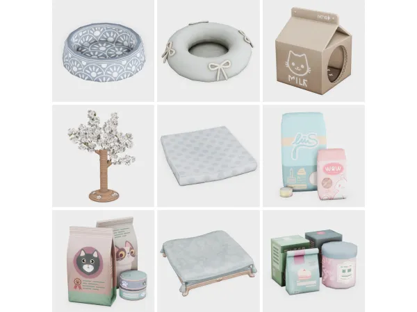 random pet items | sims 4 cc finds by boujeesimss