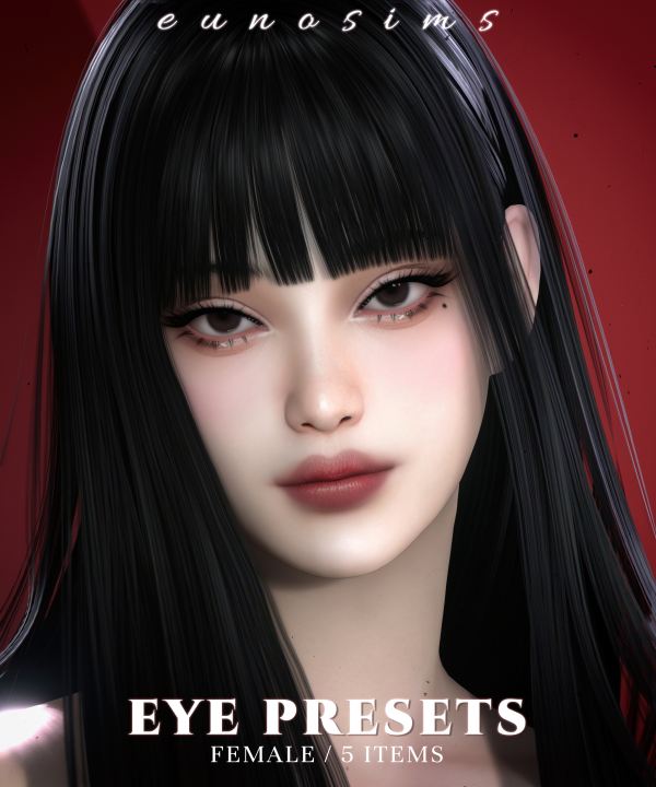 Mix Eye Preset 6 10 by simsfinds - The Sims 4 Custom Content