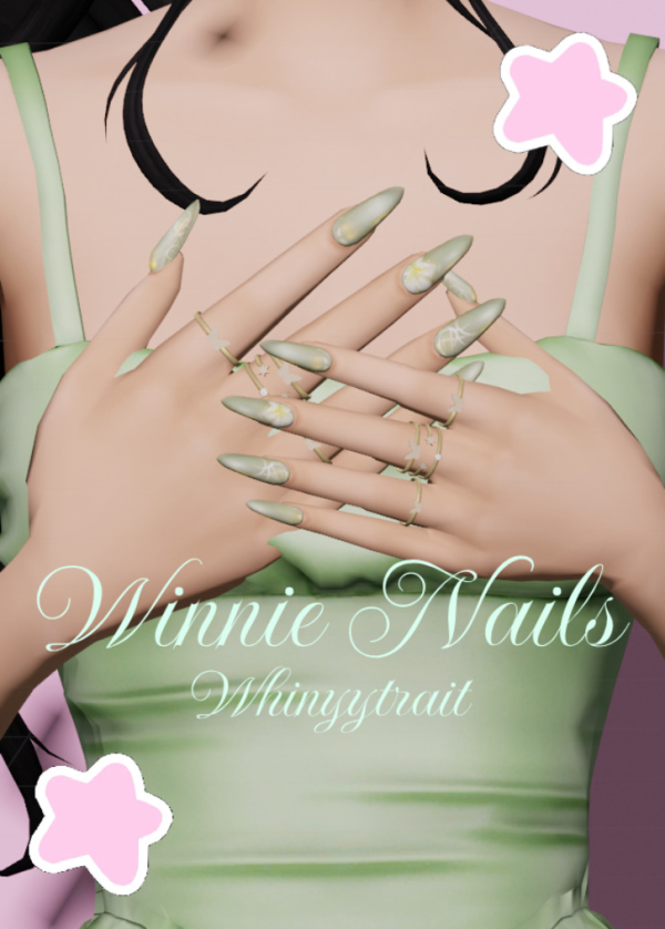 Maxis Match Winnie nails by simsfinds - The Sims 4 Custom Content