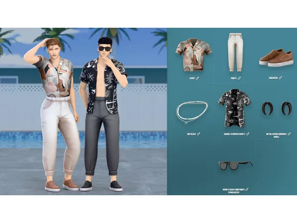 Maxis Match DANIEL SET by modcollective - The Sims 4 Custom Content
