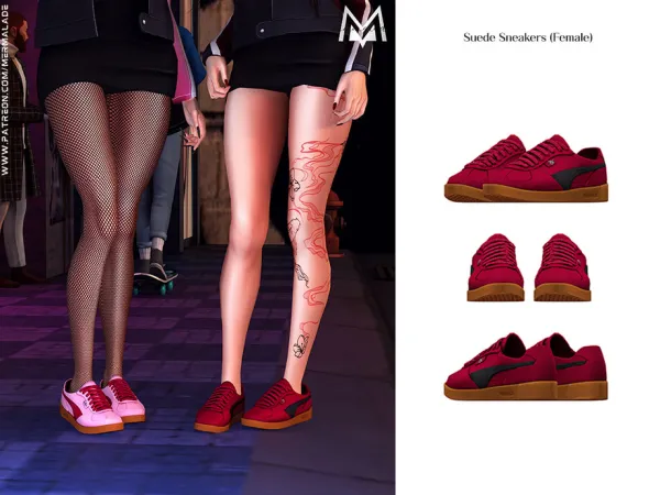 Alpha Suede Sneakers by mermalade - The Sims 4 Custom Content