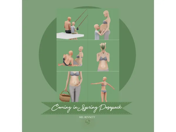 Coming in Spring Posepack