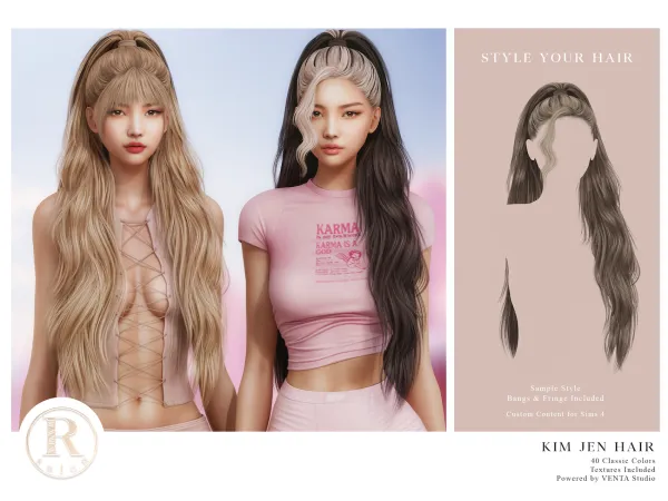 RAMA Kim Jen Hair (Sample)
