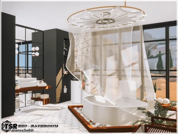 Mix BH9 Bathroom by marychabb - The Sims 4 Custom Content