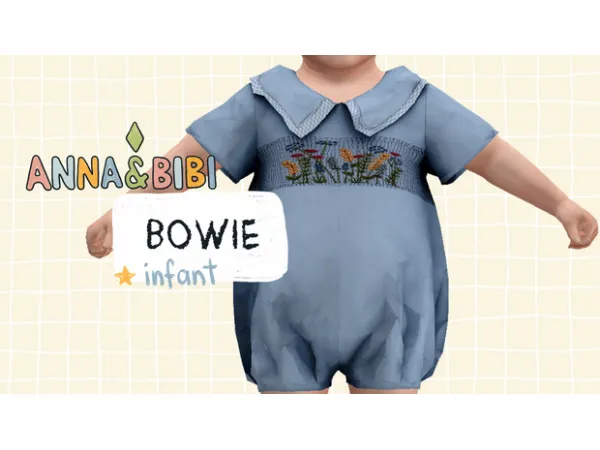 Maxis Match Bowie_INFANT Vintage [AnnaBibi] - The Sims 4 Custom Content
