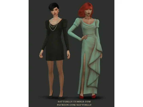 Maxis Match Set Priscilla by satterlly - The Sims 4 Custom Content