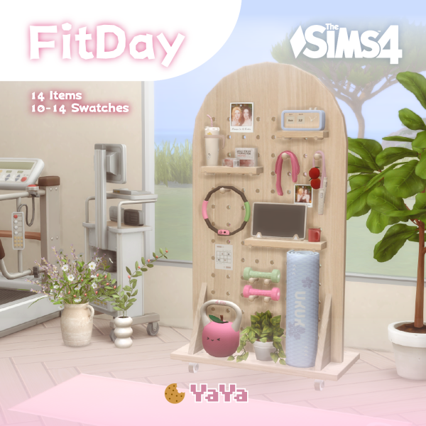 Maxis Match February SetB FitDay by simsfinds - The Sims 4 Custom Content