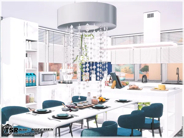 Mix K10 Kitchen - The Sims 4 Custom Content