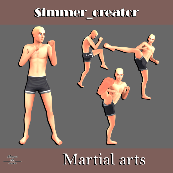 Mix Martial arts by simmer_creator - The Sims 4 Custom Content
