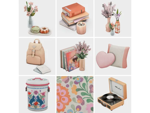 Maxis Match pop of color sims 4 finds by boujeesimss - The Sims 4 Custom Content