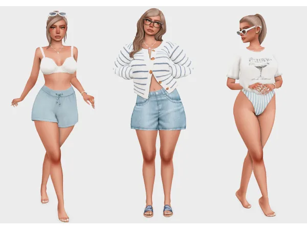 Maxis Match brindleton bay for the day sims 4 lookbook by simsfinds - The Sims 4 Custom Content