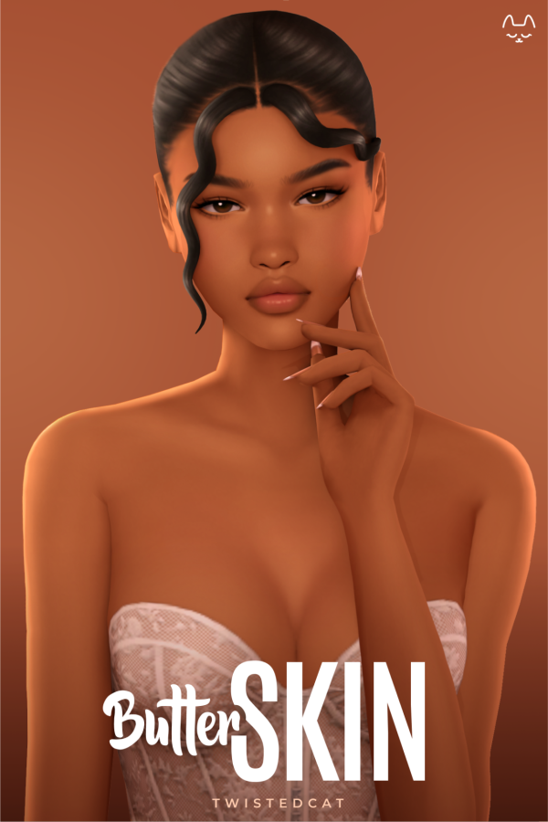Maxis Match BUTTER SKIN by simsfinds - The Sims 4 Custom Content