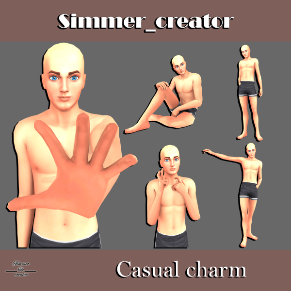 Mix Casual charm by simmer_creator - The Sims 4 Custom Content