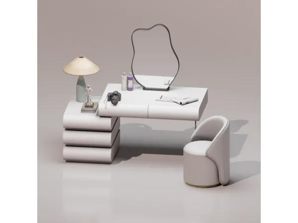 Maxis Match Blanc de Luxe Vanity by SnootySims - The Sims 4 Custom Content