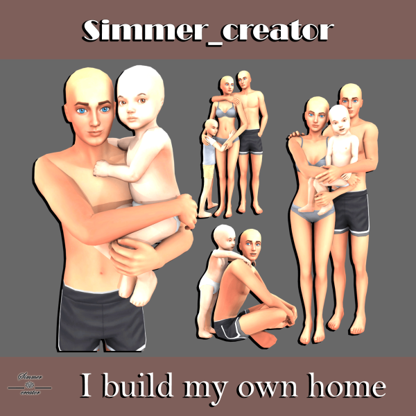 Mix I build my own home by simmer_creator - The Sims 4 Custom Content