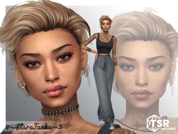 Alpha Bianka Nemeth by starafanka - The Sims 4 Custom Content