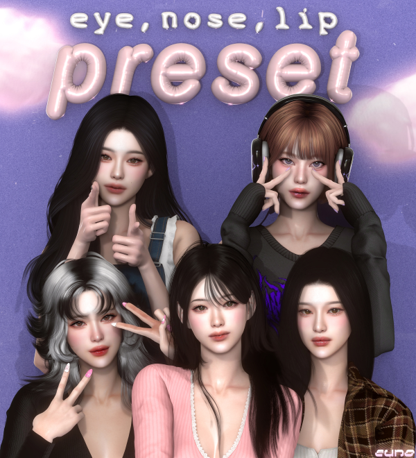 Mix preset set by simsfinds - The Sims 4 Custom Content