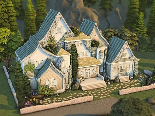 Maxis Match Family Magic Home by wrzosowemarzenia - The Sims 4 Custom Content