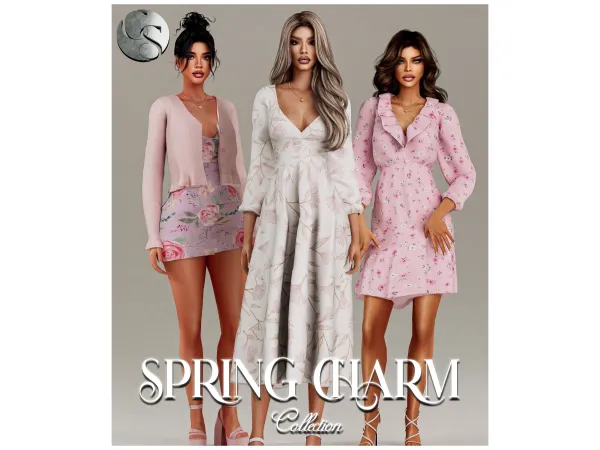 Alpha CAMUFLAJE Spring Charm Collection - The Sims 4 Custom Content