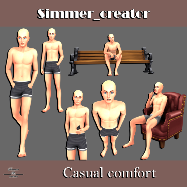 Mix Casual Comfort by simmer_creator - The Sims 4 Custom Content