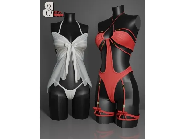 BillionProject-Jenie Lingerie V2 & BillionProject-Linlin Lingerie
