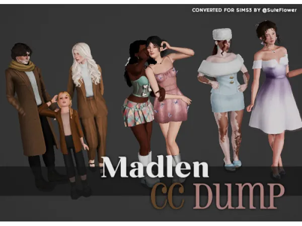 4TO3 Madlen Dump by simsfinds - The Sims 3 Custom Content