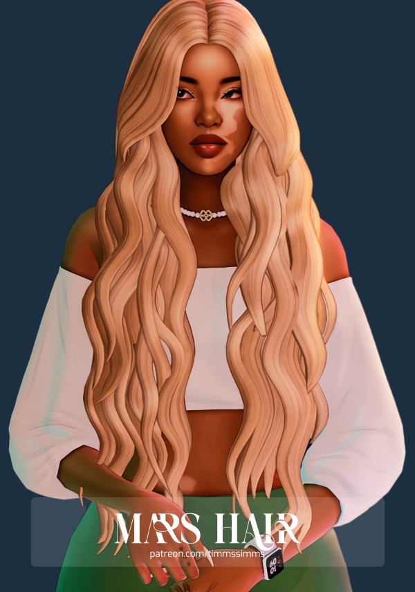 Maxis Match Mars Hair by timmssimms1 - The Sims 4 Custom Content