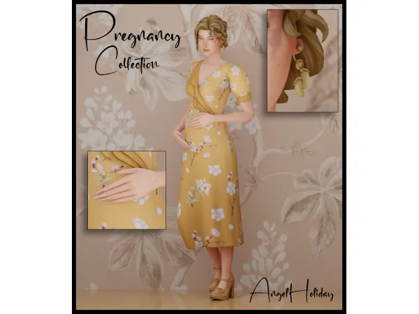 Maxis Match Pregnancy Collection by angelholiday17 - The Sims 4 Custom Content